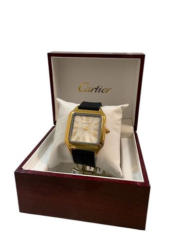 Qol saatları: Yeni, Qol saatı, Cartier, rəng - Qızılı — 18