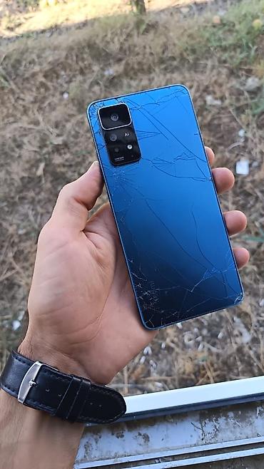 Mobil telefonlar: Redmi Note 11 Pro, 64 GB, rəng - Göy, Barmaq izi — 1