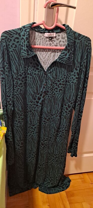 haljine afrodita: XL (EU 42), bоја - Zelena, Drugi stil, Dugih rukava