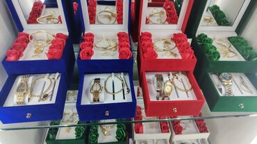 Saat dəstləri: Yeni, Klassik Saat dəsti, rəng - Qızılı — 18