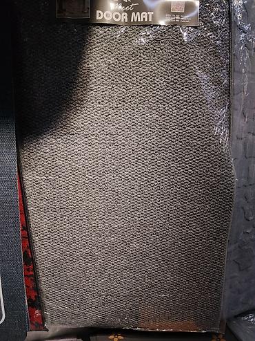 door: Придверный коврик Door Mat, размер 60×90 см. - Цвет: серый — 1