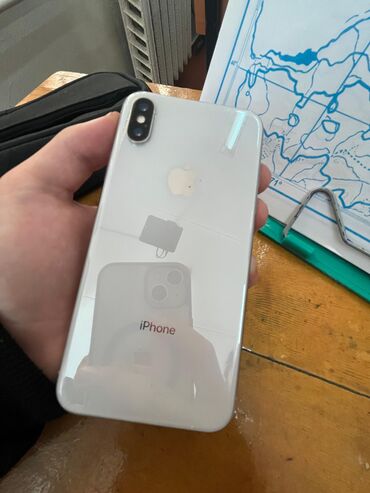 аксесуары на айфон: IPhone X, Б/у, 256 ГБ, White Titanium, Зарядное устройство, Защитное стекло, Чехол, 88 %