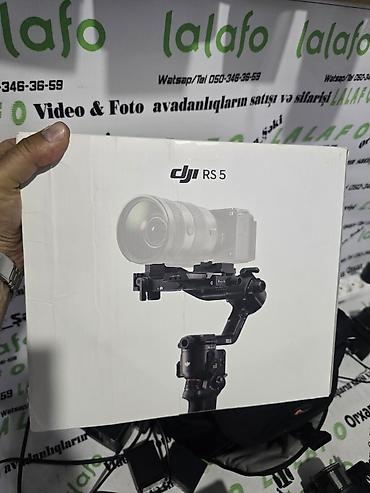 iphone 14 pro max adapter qiymeti: DJI RS 5 Ronin kamera stabilizatoru Yenidir blomu üstündə. - 3 oxlu — 2