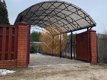 козырек для дома: Навес для автомобиля/двора из металлокаркаса с покрытием — 2