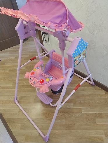 at oyuncaqlari: Uşaq yelləncəyi – Baby Land - Rəng: çəhrayı/bənövşəyi tonlarda - — 2