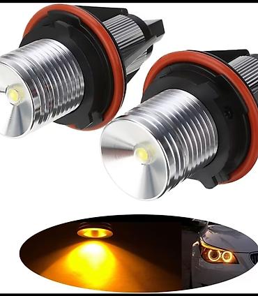 led lent: Məhsul: Avtomobil üçün LED “Angel Eyes” marker lampaları (sarı/amber — 1