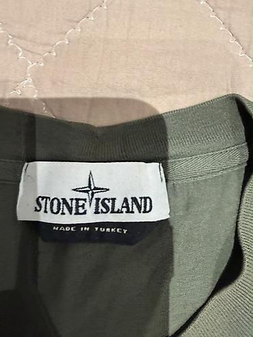надпись на футболке: Футболка Stone Island - Модель: базовая футболка с коротким рукавом и — 4