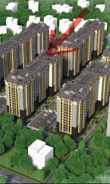 Продажа домов: 3 комнаты, 88 м², Элитка, 14 этаж, ПСО (под самоотделку)