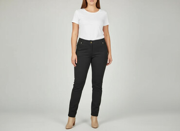 Women's Pants: Spodnie materiałowe damskie, rozmiar XL