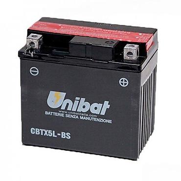 ugaone sofe: Unibat CBTX5L-BS akumulator za motocikle/ATV/scootere - Tip: bez — 1