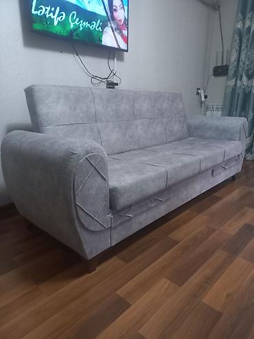 bazalı divanlar: Mini-divan, Yeni, Açılan, Bazalı, Vеlur parça, Çatdırılma yoxdur — 2