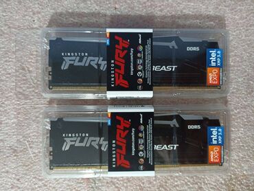 Настольные ПК и рабочие станции: Оперативная память, Новый, Kingston Fury, 16 ГБ, DDR5, 5600 МГц, Для ПК