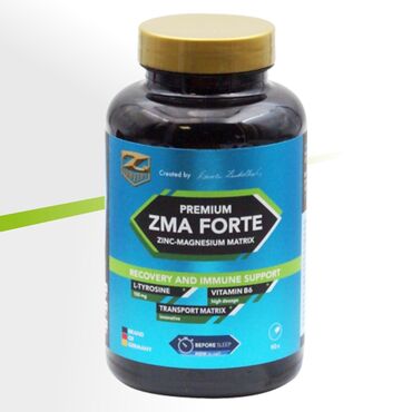İdman qidaları: ZMA® Kapsulalarda sink xelatı, maqnezium və B6 vitamini olan qida