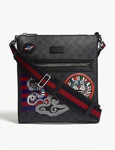 келме сумка: Сумка через плечо Gucci из коллекции GG Supreme. - Формат — 1