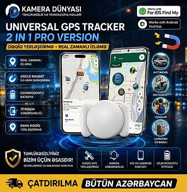 gps avto: UNIVERSAL GPS TRACKER 2 in 1 PRO VERSION - Dəqiq yerləşdirmə və real — 1