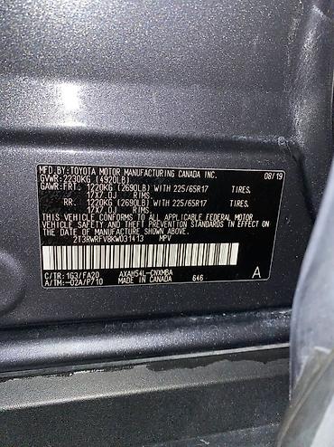 srv 2: Toyota RAV4: 2019 г., 2.5 л, Автомат, Гибрид, Кроссовер — 6