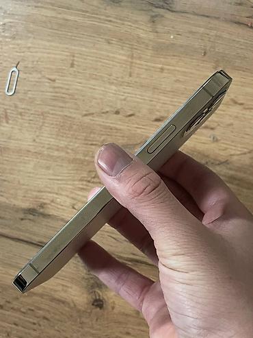 Apple iPhone: IPhone 12 Pro, Б/у, 256 ГБ, Золотой, Чехол, 81 % — 6