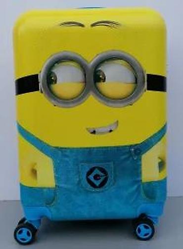 Rančevi, torbe i koferi: Dečji kofer na točkiće – Minions dizajn - Tvrda školjka sa sjajnom — 14