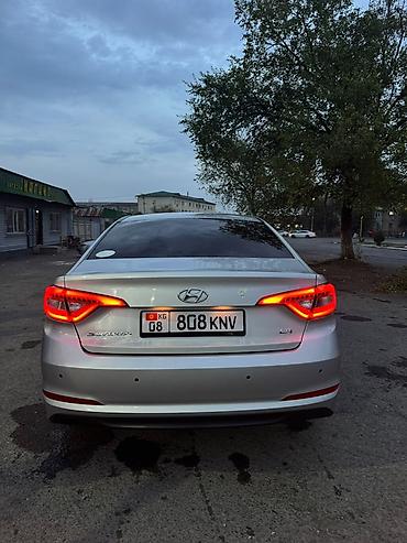 автокредит на бу авто бишкек: Hyundai Sonata: 2016 г., 2 л, Автомат, Бензин, Седан — 4