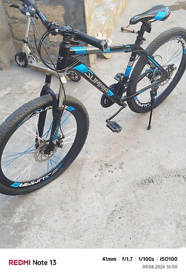 velosiped enduro: SUMMA ATX 6.0 dağ velosipedi - Çərçivə: yüngül ərintidən, qara-mavi — 3