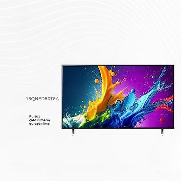lg qned: TV LG 75QNED80T6A QARA 75" 4KLG ✅ Brend: LG ✅ Prosessor tipi: α5 Gen7 — 1
