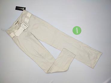high waist: Spodnie materiałowe damskie, rozmiar S — 2
