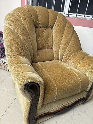 Kreslolar: İşlənmiş, Kreslo, Vеlur parça — 3