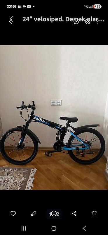 24 velosipedler: 24" BMX GTM velosiped - Ölçü: 24" təkərlər - Çərçivə: qatlanan — 2