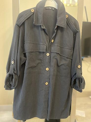 qadın köynək: Faik sonmez ketan koynek Qadın oversize şaxmat köynək-jaket - Rəng — 1