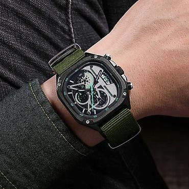 Aksesuarlar: MEGIR Chronograph kişi qol saatı - Brend: MEGIR - Funksiyalar — 4