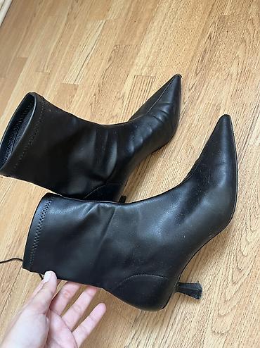 Botinka və botilyonlar: Zara, Ölçü: 37, rəng - Qara, İşlənmiş — 6