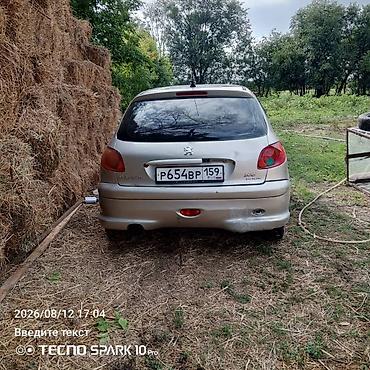 пежо 607: Peugeot 206: 2007 г., Автомат, Бензин, Хэтчбэк — 2