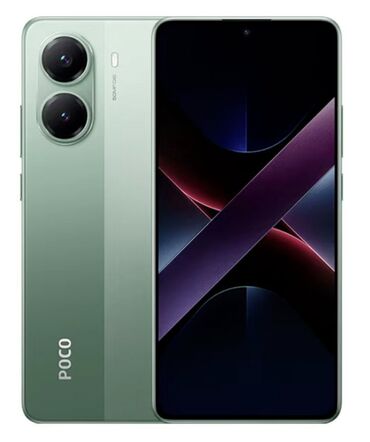 поко х7: Poco X7 Pro, Колдонулган, 512 ГБ, түсү - Жашыл, 2 SIM