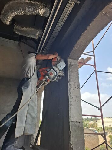 Beton işləri: Beton kesimi beton kesen beton deşen betonlarin kəsilmesi deşilmesi — 2