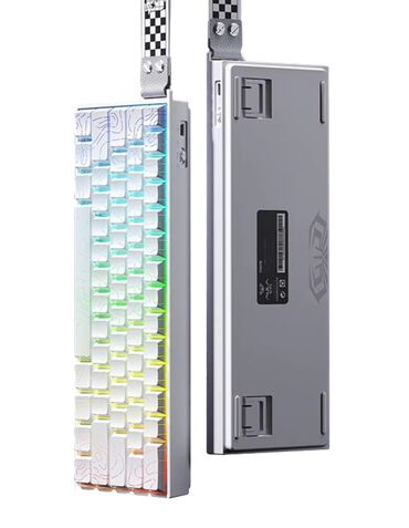 электронный коран: Клавиатура, Aula, Механикалык, Bluetooth туташтыруу, Өлчөмү: 60%