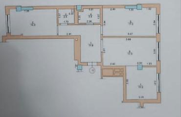 квартира мадина базар: 3 комнаты, 78 м², Восток-5 мкр Элитка, 4 этаж, Евроремонт — 1
