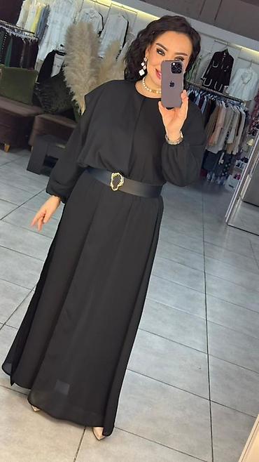 Вечерние платья: Вечернее платье, Длинная модель, Шифон, С рукавами — 3