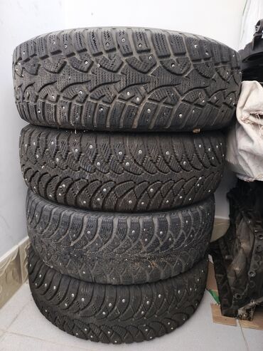 Шины: Шины зимние шипованные 175/65 r14диски отдельно