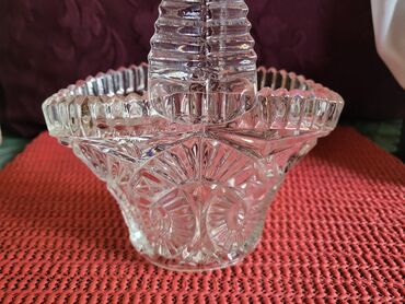 Kante: Korpa nova perfektan rad,ceska 70te. Korpa je cela od stakla. sve — 4