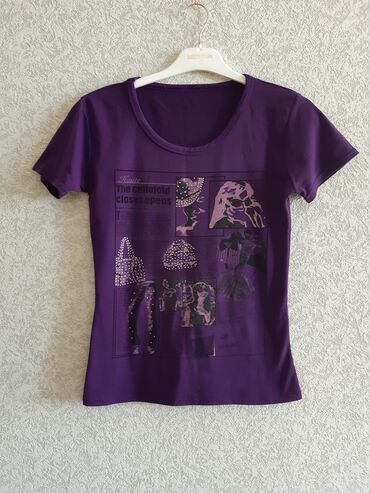 Рубашки и блузы: S (EU 36), M (EU 38), L (EU 40), цвет - Фиолетовый