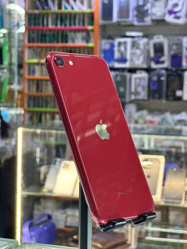 хр корпусе 13про: IPhone SE 2020, Б/у, 128 ГБ, Красный, Защитное стекло, Чехол, 88 %