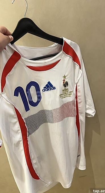 Kişi geyimləri: Məhsul: Fransa millisinin futbol köynəyi – ZIDANE 10 - Brend: adidas — 1
