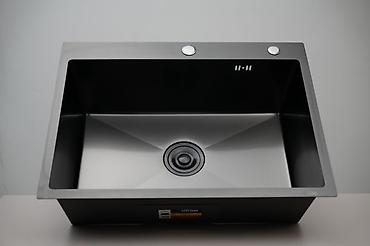 48: Кухонная мойка STELLUM, накладная/одинарная чаша, размер 60*48 - — 2
