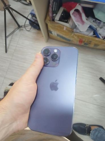dubay 14 pro max: IPhone 14 Pro Max, 256 GB, Deep Purple, Simsiz şarj — 1
