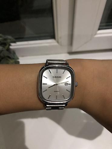 apple wath: Casio кварцевые наручные часы Механизм кварцевый серебристый — 1
