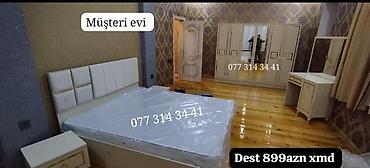 mebel divan: Yataq otağı mebel dəsti Tərkibi: - Yumşaq başlıqlı iki nəfərlik — 1