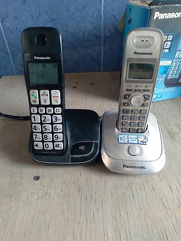 ev telefonlarının satışı: Panasonic simsiz ev/ofis telefon dəsti - Marka/model: Panasonic (DECT — 3