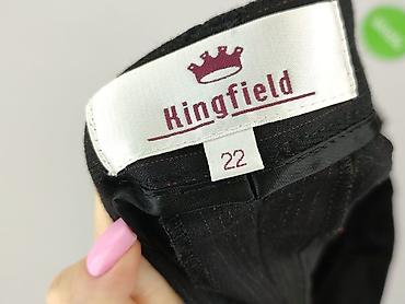 king: Kingfield, Spodnie garniturowe męskie, rozmiar S — 4