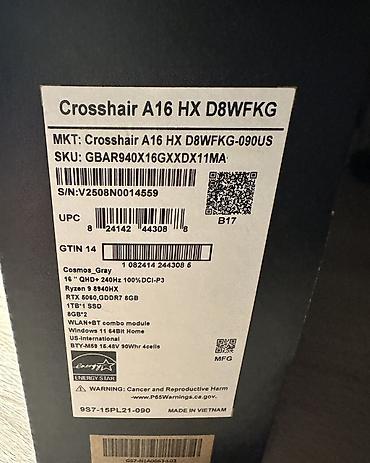 Ноутбуки MSI: Игровой, Новый, AMD Ryzen 9, ОЗУ, RAM: 16 ГБ — 5