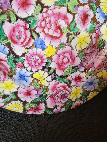 Ostalo posuđe: Kineski nov tanjir,rucno oslikan 70te. Tanjir je perfektan,rad — 6